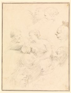 Figural Sketches, 1775 by Carlo Marchionni