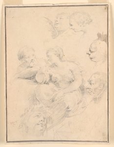 Figural Sketches, 1775 by Carlo Marchionni