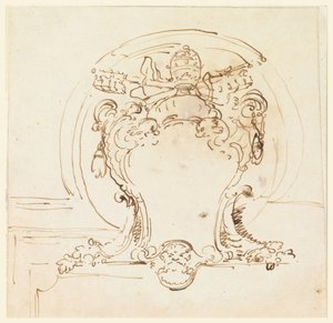 Papal Escutcheon, 1740–58 by Carlo Marchionni