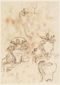 Sketches for Frames and Escutcheons, 1758–69 by Carlo Marchionni