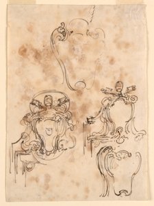 Sketches for Frames and Escutcheons, 1758–69 by Carlo Marchionni