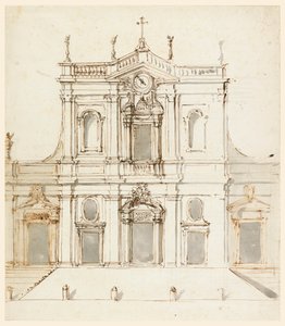 Façade with the Albani Arms