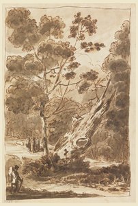 Figure in Forest by Carlo Marchionni