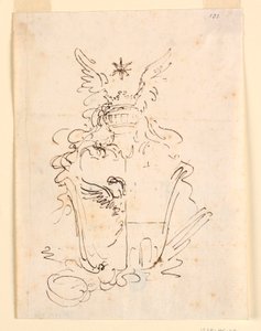Sketch for Coat of Arms by Carlo Marchionni
