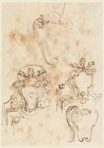 Sketches for Frames and Escutcheons