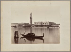 Venice: View of the Marciana Library, the Campanile and the Doge