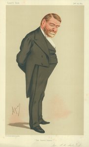 General Robert Cumming Schenck, USA, 23 January 1875, Vanity Fair cartoon by Carlo Pellegrini