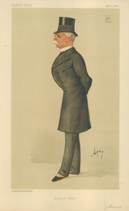 General Sir Donald Martin Stewart, Ahmed Khel, 15 January 1887, Vanity Fair cartoon by Carlo Pellegrini