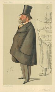 Lord Truro, Universal Knowledge, Vanity Fair Cartoon by Carlo Pellegrini