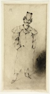 Portrait of Whistler by Carlo Pellegrini