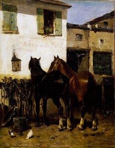 Post-Horses by Carlo Pittara