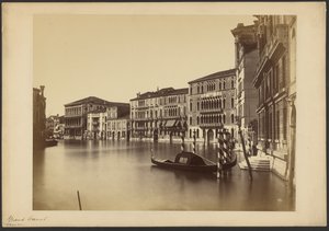 Grand Canal from Grimani Palace at San Polo by Carlo Ponti