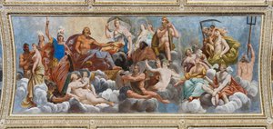 Gathering of the Gods of Olympus by Carlo Santner