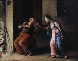 The denial of St. Peter by Carlo Saraceni