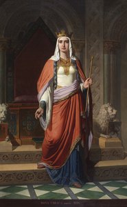 Portrait of Queen Urraca of Leon and Castile by Carlos Múgica y Pérez