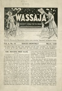 Issue of Wassaja, Vol. 4, No. 12 by Carlos Montezuma