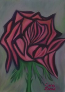 Modernist Rose by Carol Sousa Cuello