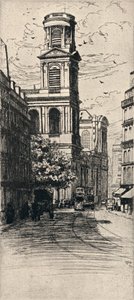 The Church of St Sulpice, 1915 by Caroline Helena Armington