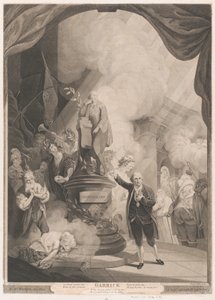 Garrick Speaking the Jubilee Ode by Caroline Watson