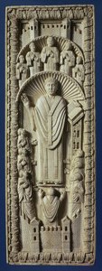 An Archbishop Amongst His Choir, c.875 AD by Carolingian School