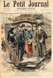A repatriated soldier from Madagascar, engraved by Fortune-Louis Meaulle, illustration from Le Petit Journal, 12th January 1896 by Carrey