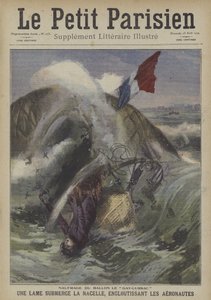 Crash of the Balloon Gay-Lussac in the English Channel by Carrey