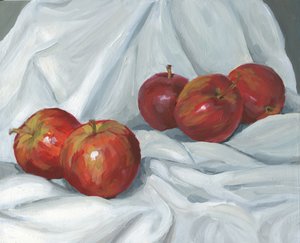 Fresh Red Apples by Carrie Arnold