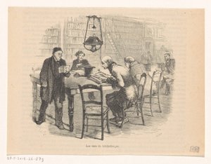 Reading Room of a Library by Carter