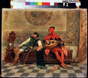 Drunk Warrior and Court Jester by Casimiro Tomba
