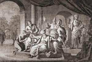 Noble strangled with a silken cord. Ottoman Empire