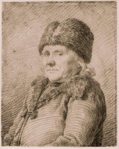 Portrait of the Father Adolph Gottlieb Friedrich by Caspar David Friedrich