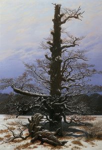 Oak Tree in the Snow by Caspar David Friedrich