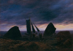 Fishing Boat by the Baltic Sea by Caspar David Friedrich