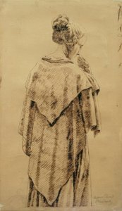 Woman in Shawl by Caspar David Friedrich