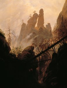 Rocky Ravine by Caspar David Friedrich