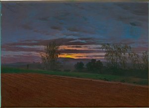 Plowed Field by Caspar David Friedrich