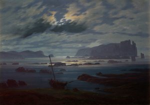 The Northern Sea in Moonlight by Caspar David Friedrich