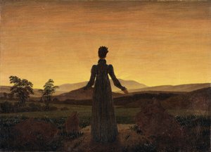 Woman before the Rising Sun, ca 1818 by Caspar David Friedrich