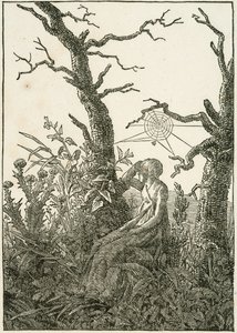 Woman with Spider