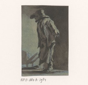 Vagabond by a Wheelbarrow