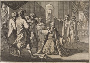 Emir Fakardin Begs Sultan Murat IV for His Life, 1633