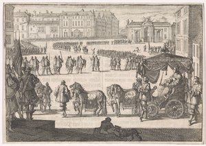 Inauguration of Christina, Queen of Sweden in Stockholm, 1650