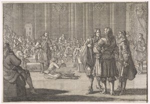 Great Seal of England Broken in the House of Lords, 1646 by Caspar Luyken (attributed to)