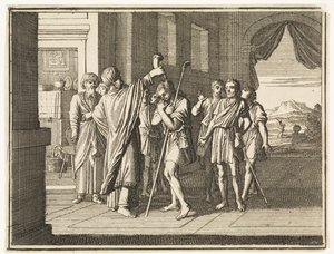 David Anointed King by Samuel by Caspar Luyken