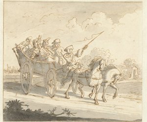 The Peasant Cart by Caspar Luyken