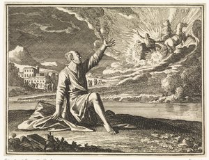 Ascension of Elijah by Caspar Luyken