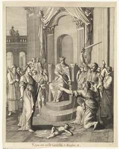 Judgment of Solomon by Caspar Luyken