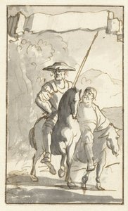 Title Page of Don Quixote Designs for the Fifth Part of Histoire de l
