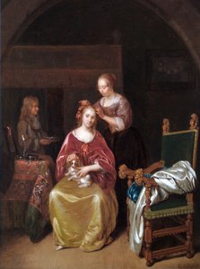 A Lady At Her Toilet, c.1665