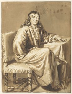 Portrait of Cornelis de Man by Caspar Netscher